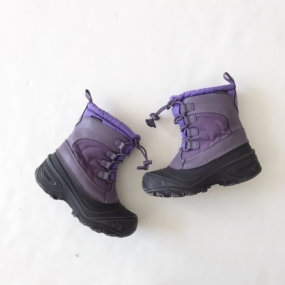 The North Face purple alpenglow winter boots VGUC size 13